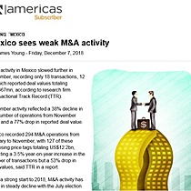 MexicoseesweakM&Aactivity